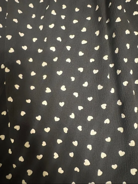 Kate spade Black Heart-Print Long Sleeve Blouse - Women - Picture 4 of 4